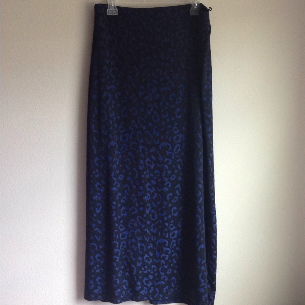 Blue Animal Print skirt